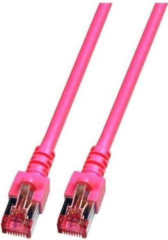 EFB RJ45 patchkabel S/FTP, Cat.6, LSZH, 0,25m, magenta-1