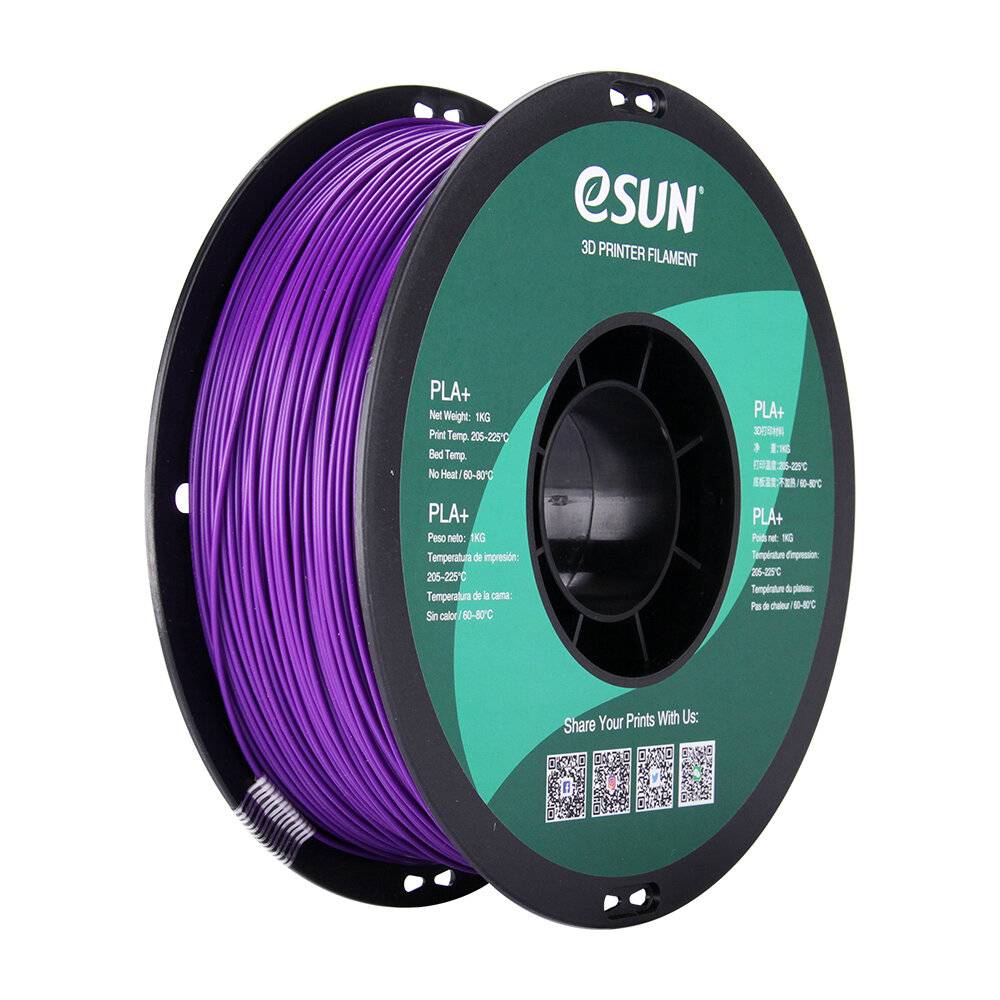 3D Filament Esun 1.75mm PLA 1kg zilver-3