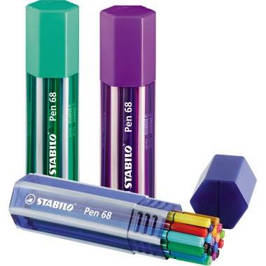 STABILO PEN 68 BIG PEN BOX 20X