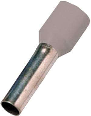 Intercable deels geïsoleerde adereindhuls DIN 4mm² Hulslengte 12mm grijs Zak100st-0