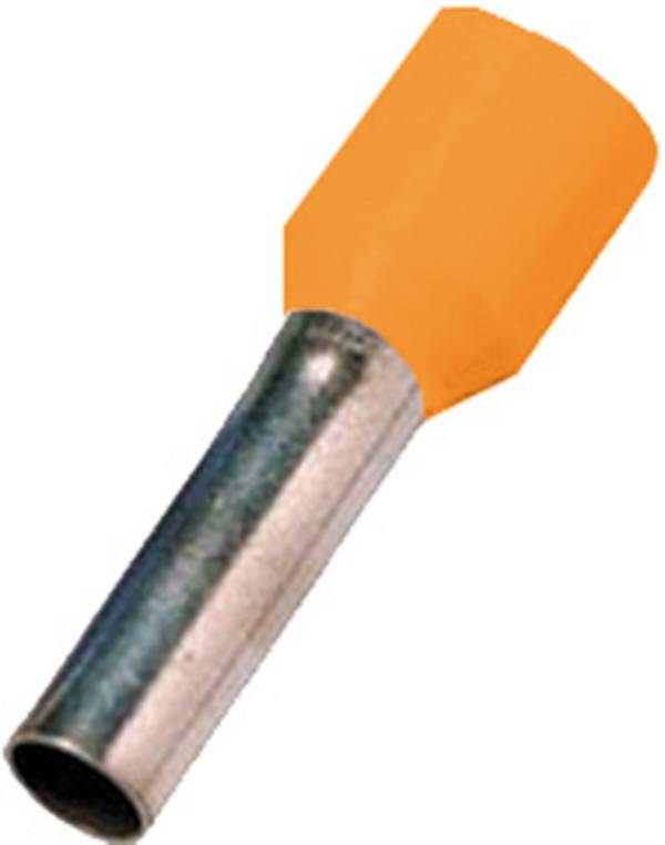 Intercable adereindhuls 0,5mm² lengte 8mm Deels geïsoleerd oranje zak 1000 st