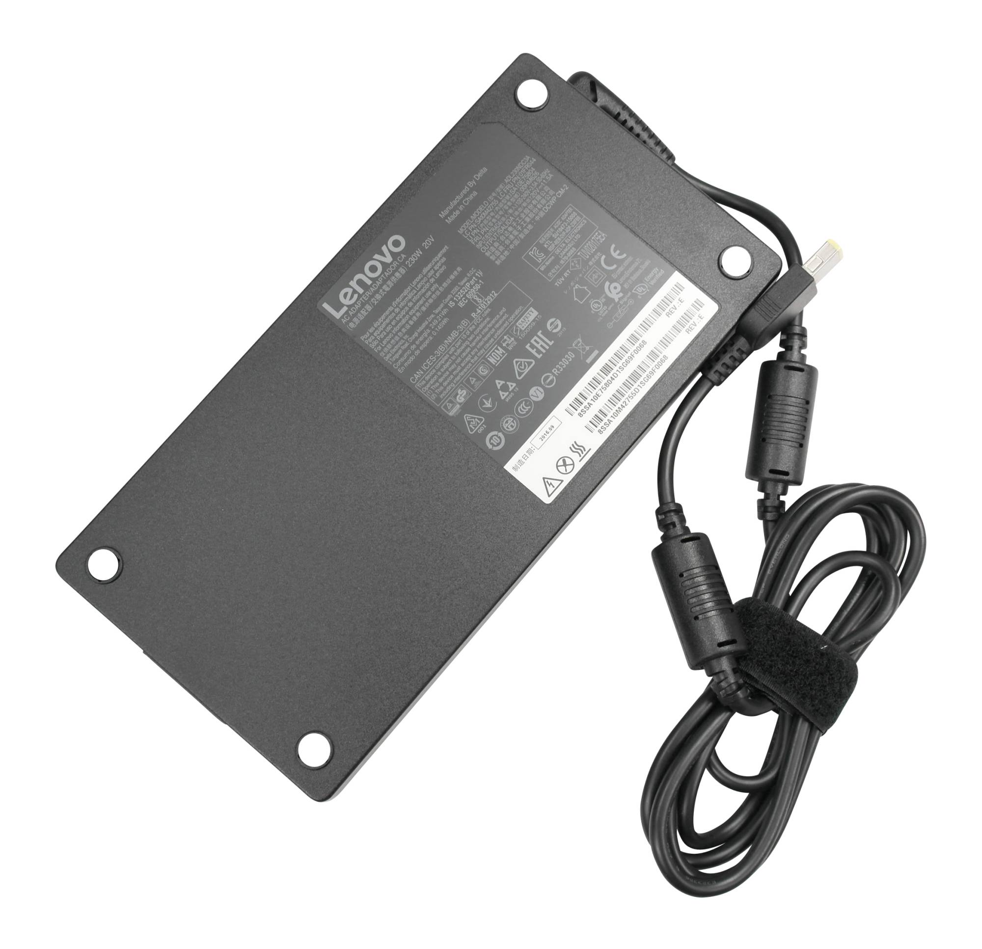 Lenovo 230W AC-adapter voor ThinkPad-laptops, 20VDC-uitgang, 11,5A-stroomsterkte, dunne stekker, compatibel met meerdere-0