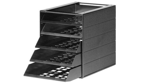 Duurzame ladebox IDEALBOX met 5 vakken, basismodel (blauwe engel)-5