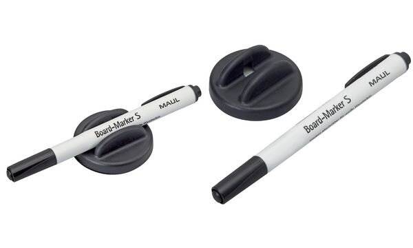 Maul 4002390023122 Maul - Whiteboardwisser met stift zwart magnetisch-2