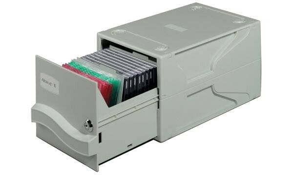 Duurzame multimediabox L 195x165x325mm grijs-5