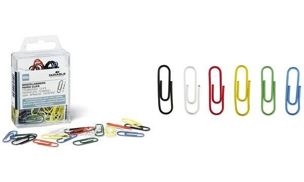 DURABLE briefklemmen 26mm geplastificeerd 100 stuks-3