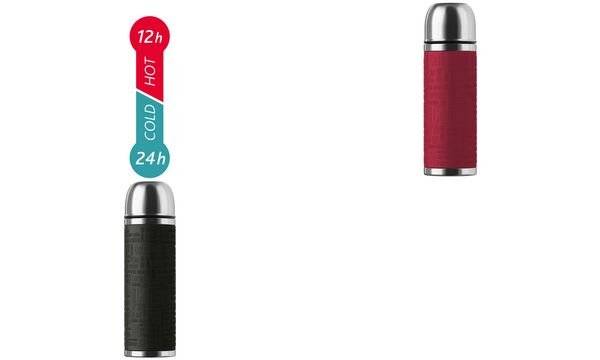 Emsa SENATOR SLEEVE zwart thermosfles 0,5l, 515711-3