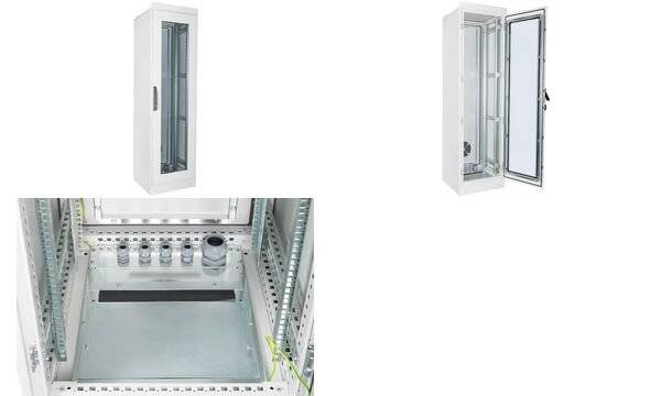 Digitus DN-19 42U-I-6/10-1 19inch-patchkast (b x h x d) 2100 x 1000 x 600 mm 42 HE Grijs, Grijs (RAL 7035)-4