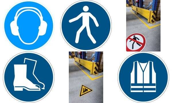 DURABLE verplichte sticker 'Gebruik gehoorbescherming'-2
