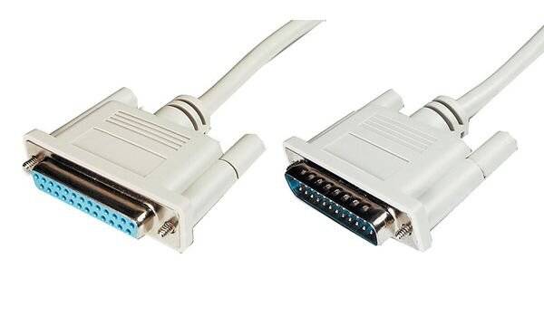 DIGITUS AK-610201-050-E Kabel; D-Sub 25pin contrastekker,D-Sub 25pin stekker; 5m; beige - 1 stuk-7