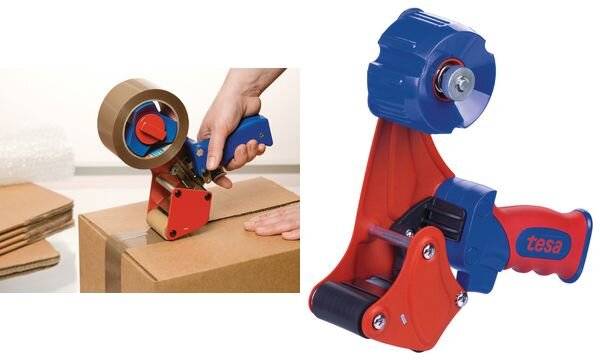 tesa® Packaging Tape Hand Dispenser Premium, voor verpakkingstape rollen tot 66m x 50mm-9