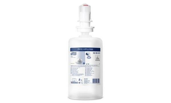 Handzeep Tork S4 foam mild geparfumeerd 1000ml 520501-1