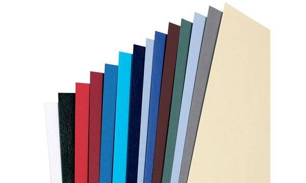 GBC LeatherGrain - Binding cover - A3 (297 x 420 mm) - Schwarz - 250 g/m2 - 100 Stck. - für CombBind C210, C250PRO, C75-2