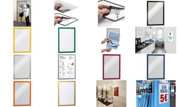 Durable 488203 Infoframe, zelfklevend Rood (l x b x h) 236 x 322 x 236 mm DIN A4-2