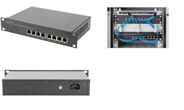 Digitus DN-95331 Netwerk switch RJ45 10 / 100 / 1000 MBit/s IEEE 802.3af (12.95 W), IEEE 802.3at (25.5 W)-5