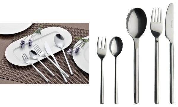 Esmeyer Kaffeelöffel "Silke", 12er Set, aus Edelstahl 18/0 poliert, spülmaschinengeeignet, Länge: 141 mm - 1 Stück (142-1