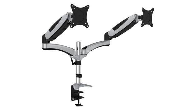 Digitus DA-90353 Monitor-tafelbeugel Aantal monteerbare displays: 2 Display(s) 25,4 cm (10") - 68,6 cm (27") Zwart Kante-7