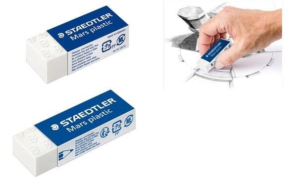 STAEDTLER Kunststoff-Radierer Mars plastic mini, weiß-4