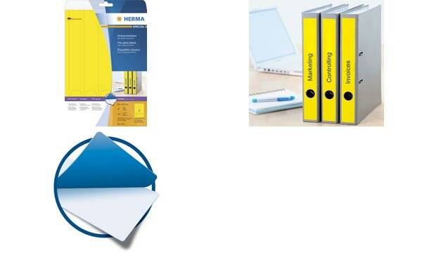 HERMA mapetiketten A4 groen 38x297 mm papier ondoorzichtig 100 stuks.-9
