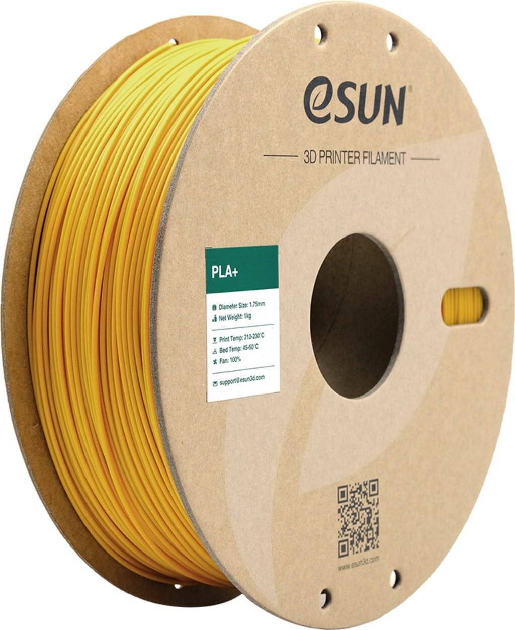 3D Filament Esun 1.75mm PLA 1kg geel-1