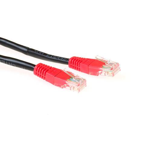 ACT IB6101 CAT5E U/UTP Patchkabel Cross | RJ45 Connectoren | Zwart | 1 meter-0