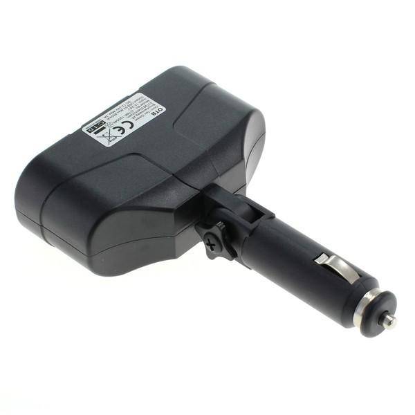 Sigarettenaanstekerplug splitter met 2x 12-24V en 2x USB-A poort / zwart-2