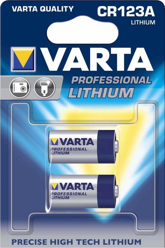 Varta, CR123A Fotobatterij 3 V 1600 mAh - 2 stuks-0