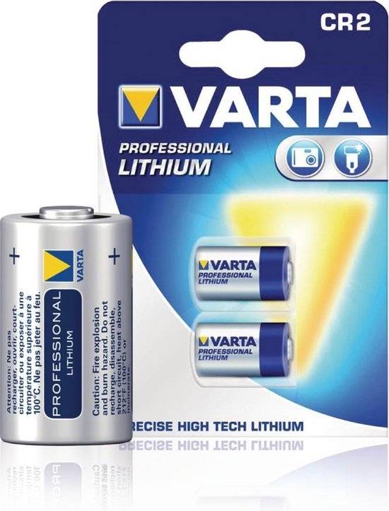 Varta, CR2 Lithium Foto Batterij 3 V 920 mAh-0