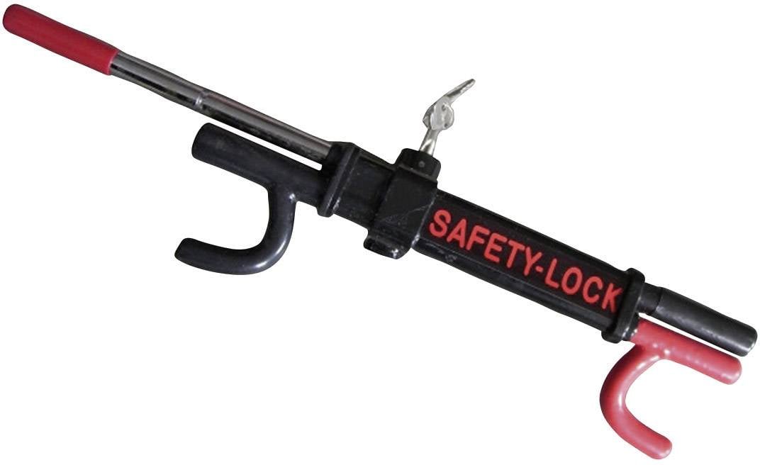 HP Autozubehör Safety-Lock Stuurvergrendeling Zwart-rood
