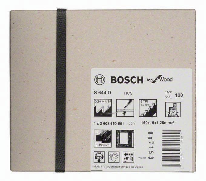 Bosch 100 reciprozaagblad S 644 D-1