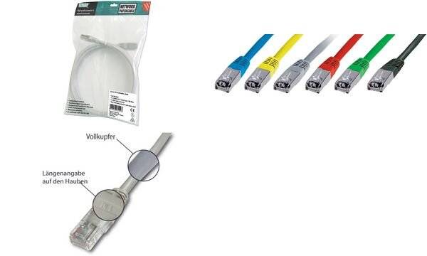 DIGITUS DK-1511-250 Patch cord; U/UTP; Cat 5e; RJ45-stekker,aan beide zijden; koord - 1 stuk-2