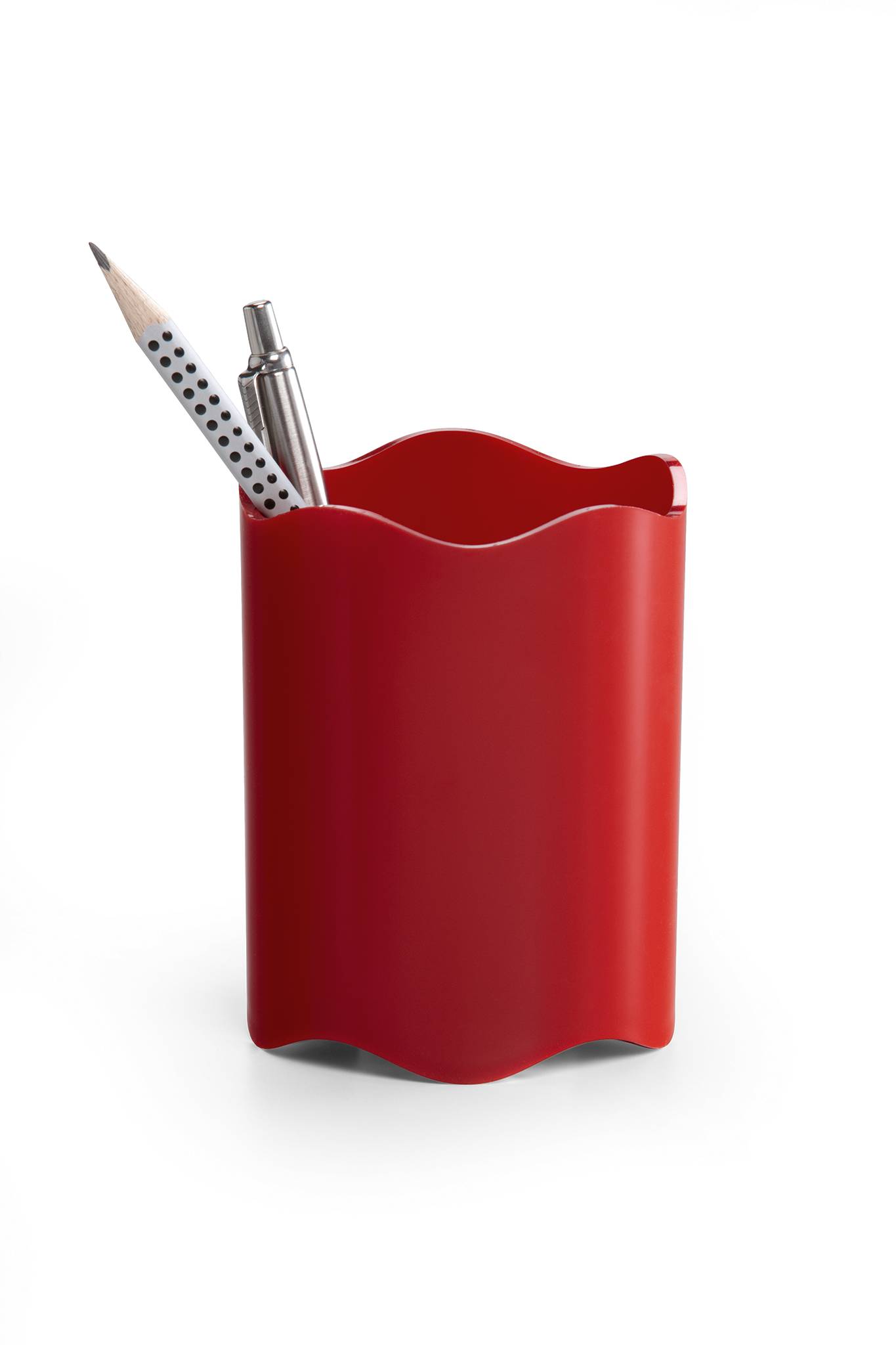Stevige pennenhouder 1701235080, kunststof, rood-2