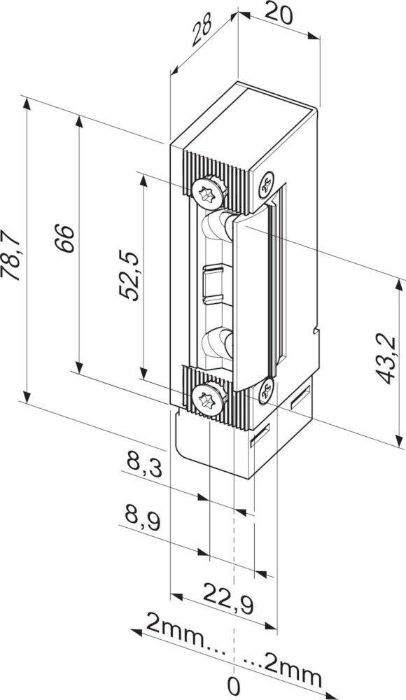 Assa Abloy effeff Fluchttüröffner 332.80------F-3