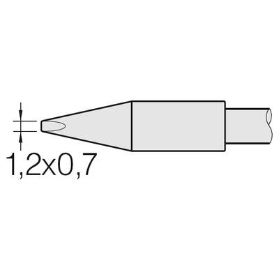 JBC Tools C245406 Soldeerpunt Beitelvorm, Recht Grootte soldeerpunt 0.7 mm Lengte soldeerpunt: 10 mm Inhoud: 1 stuk(s)