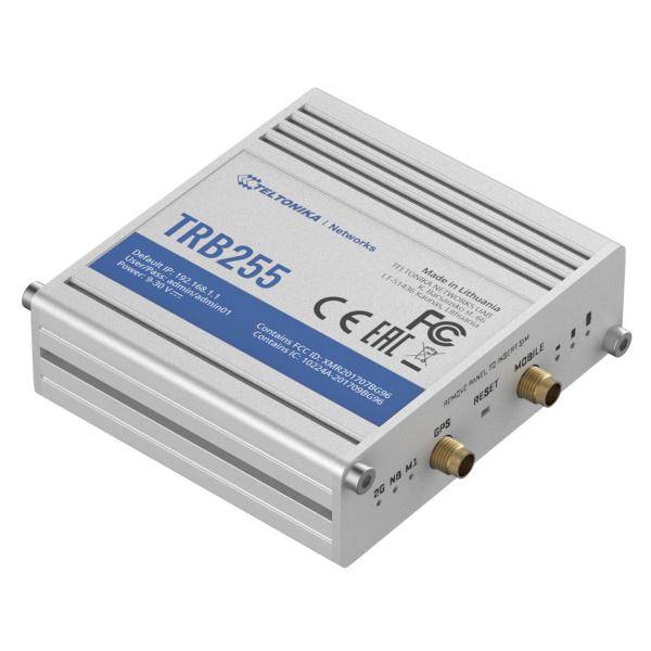 TELTONIKA TRB255 Module: gateway; DDR2; 16MBFLASH,64MBSRAM; 83x25x74mm; IP30 - 1 stuk-1