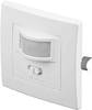 Goobay 96005 PIR-bewegingsmelder Inbouw (in muur), Klem 160 ° Triac Wit IP20