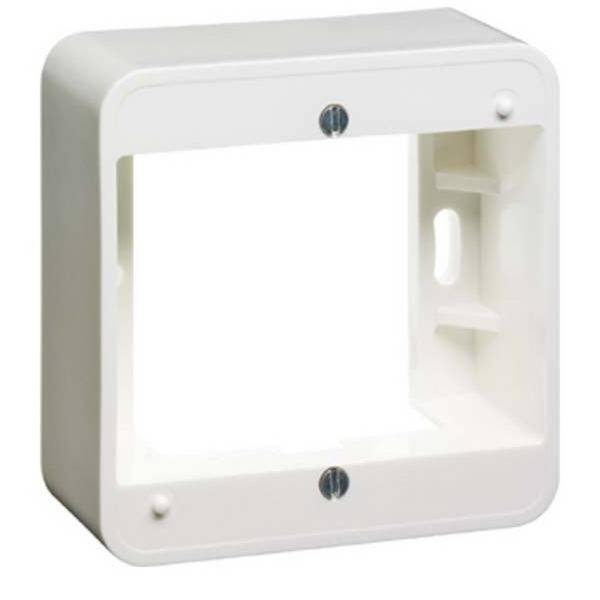 STANDARD opbouwbehuizing 1-voudig creme - 1 - stuk - creme