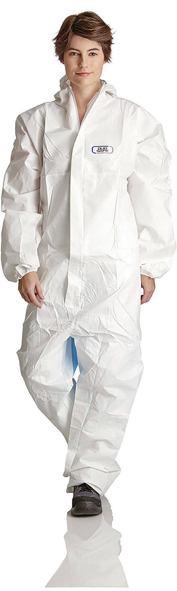 DUO-Safe® Hybrid overall, antistatisch, met ritssluiting, wit, maat XXL-0