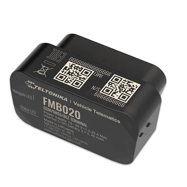 TELTONIKA TELEMATICS FMB020 Module: GPRS/GNSS; Bluetooth: 4.0; accelerometer; 128MBFLASH; OBD - 1 stuk