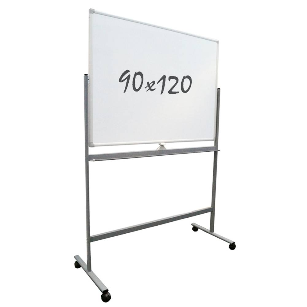 Whiteboard Verrijdbaar - Dubbelzijdig - 90x120 cm-1