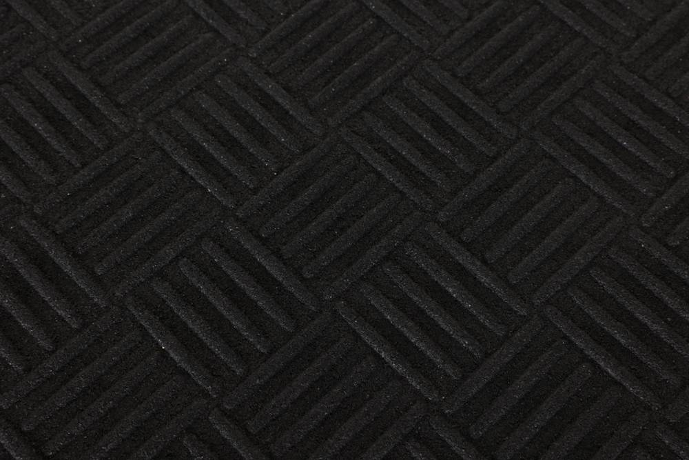 Gerecyclede rubbermat op rol - Traanplaat 3mm Breedte 120cm - Verkocht per strekkende meter-1