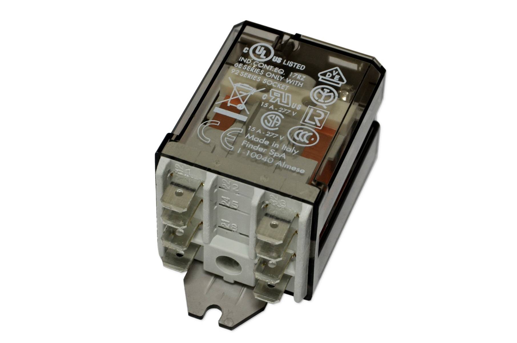 Finder 62.82.8.230.0000 Steekrelais 230 V/AC 16 A 2x wisselcontact 1 stuk(s)