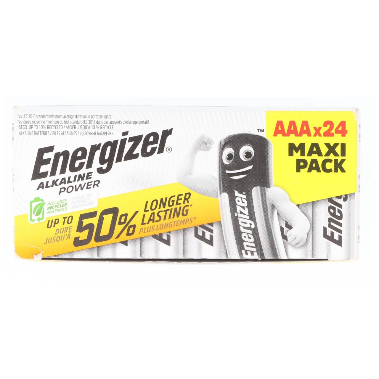 Energizer Batterij Alkaline, Micro, AAA, LR03, 1.5V Alkaline Power, Doos (24-pack)-1