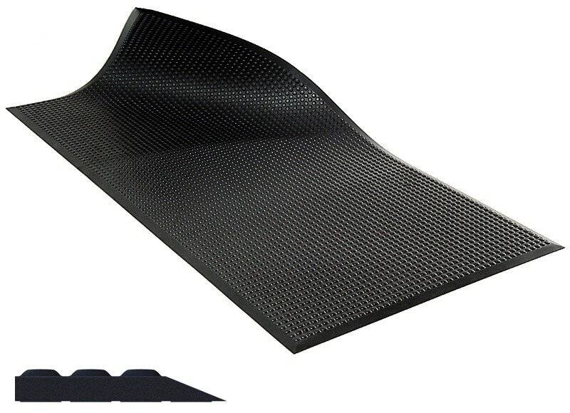 ESD-vloermat ECOSTAT draaibaar comfort, zwart, 950 x 650 x 13 mm-0