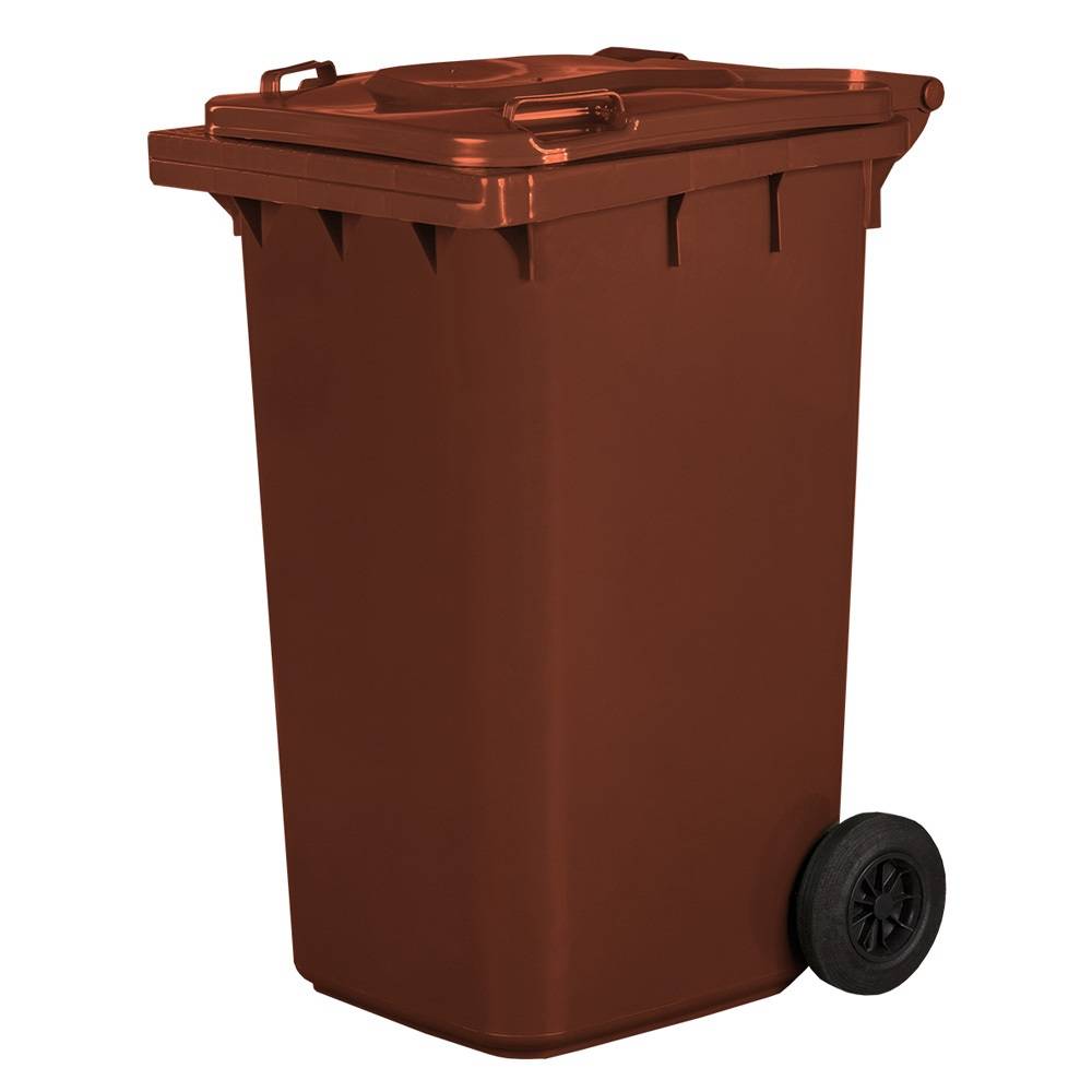 Kliko / mini container 240 liter - Bruin-0