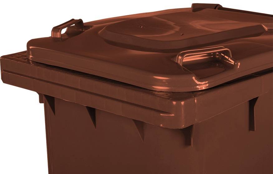 Kliko / mini container 240 liter - Bruin-1