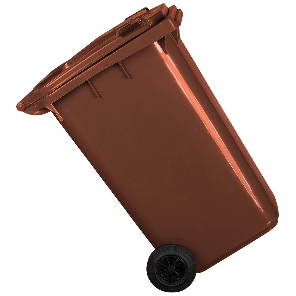 Kliko / mini container 240 liter - Bruin-3
