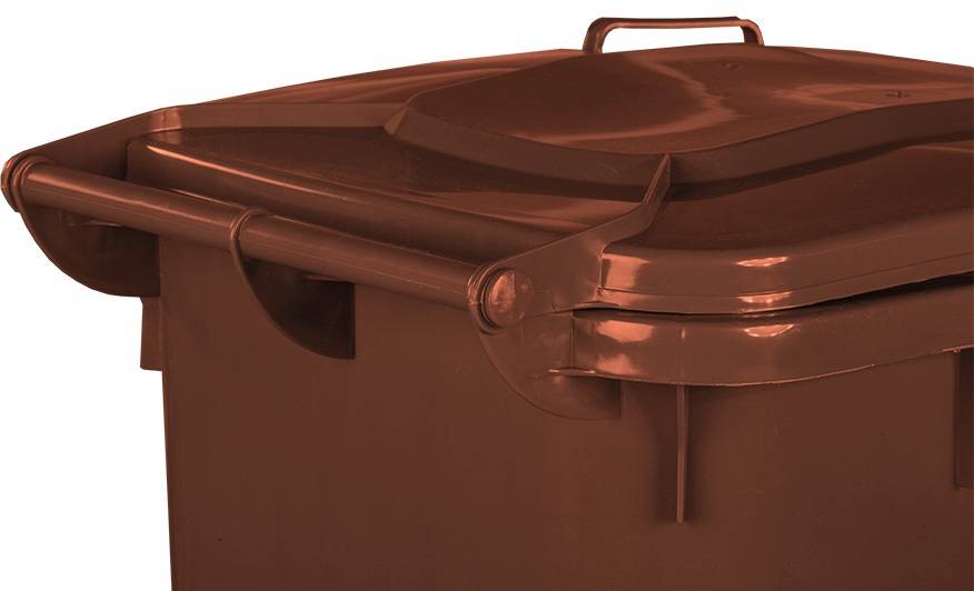 Kliko / mini container 240 liter - Bruin-4
