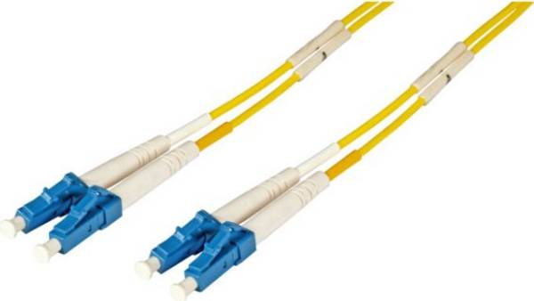 EFB Elektronik O0350.1 Glasvezel Optische vezel Aansluitkabel 1.00 m Oranje [1x LC-stekker - 1x LC-stekker] 9/125 µ Singlemode OS2