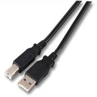EFB USB2.0 aansluitkabel AB, male-male, 1m, zwart, Classic-1